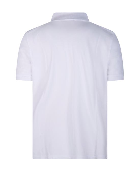 26FW 메종키츠네 폭스 헤드 레귤러 폴로 티셔츠 PM00209KP0002 P100 WHITE - MAISON KITSUNE