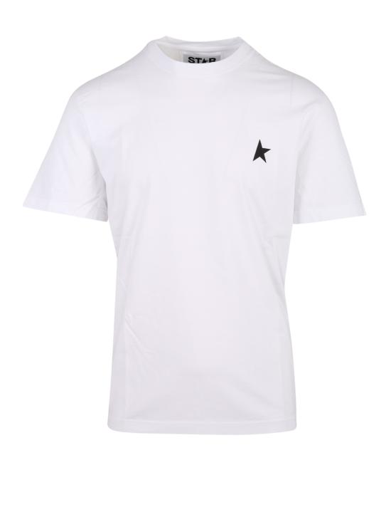 26FW 골든구스 반팔 티셔츠 GMP01220 P000593 10364 OPTIC WHITE BLACK