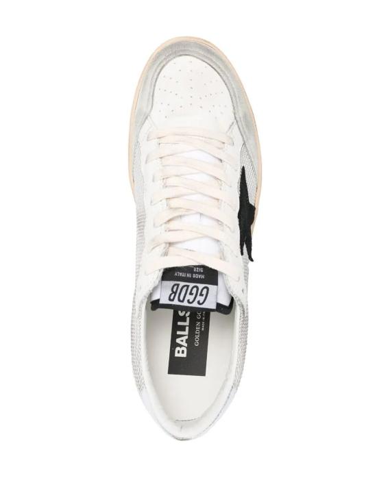 26FW 골든구스 볼스타 스니커즈 GMF00117 F003215 81780 099 81780 LIGHT SILVER BLACK WHITE - GOLDEN GOOSE