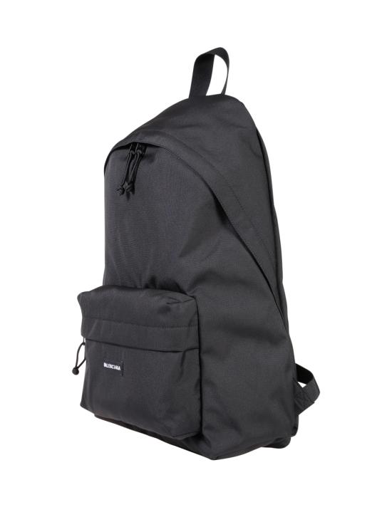 26FW 발렌시아가 로고 패치 익스플로러 백팩 503221 2VZ37 1000 BLACK - BALENCIAGA