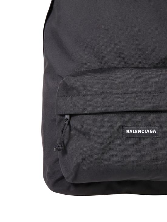 26FW 발렌시아가 로고 패치 익스플로러 백팩 503221 2VZ37 1000 BLACK - BALENCIAGA