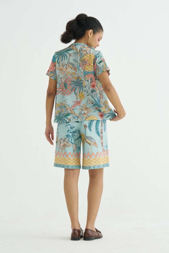  Maison Qala 숏팬츠 메종 칼라 메도우 코디 세트 올리브 그린 - OTHER BRANDS