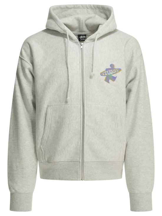 26FW 스투시 후드 티셔츠 19751950062 Grey