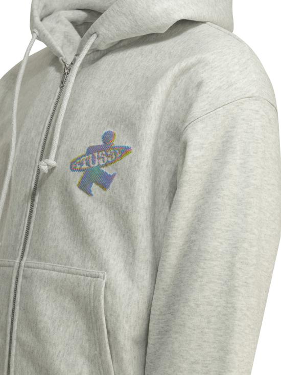 26FW 스투시 후드 티셔츠 19751950062 Grey - STUSSY