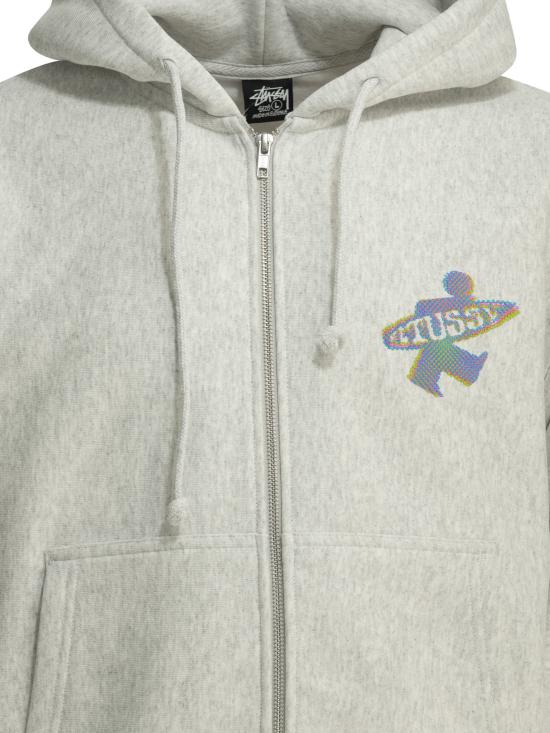 26FW 스투시 후드 티셔츠 19751950062 Grey - STUSSY