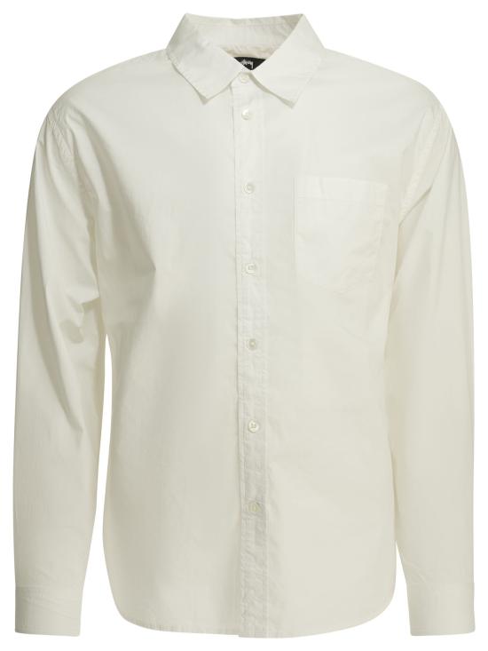26SS 스투시 긴팔 셔츠 11103881201 WHITE