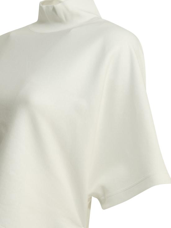 26FW 알라이아 반팔 티셔츠 AA9I0031J095D000 White - ALAIA