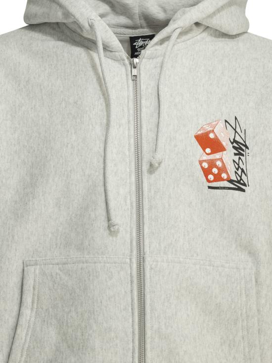 26FW 스투시 후드 티셔츠 19751870062 Grey - STUSSY