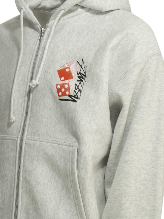 26FW 스투시 후드 티셔츠 19751870062 Grey - STUSSY