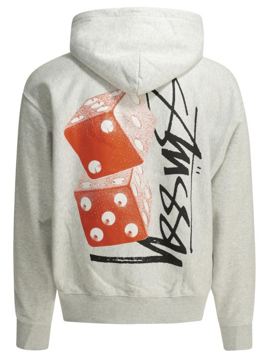 26FW 스투시 후드 티셔츠 19751870062 Grey - STUSSY