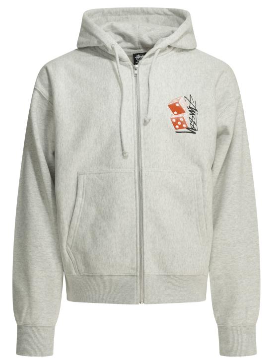 26FW 스투시 후드 티셔츠 19751870062 Grey