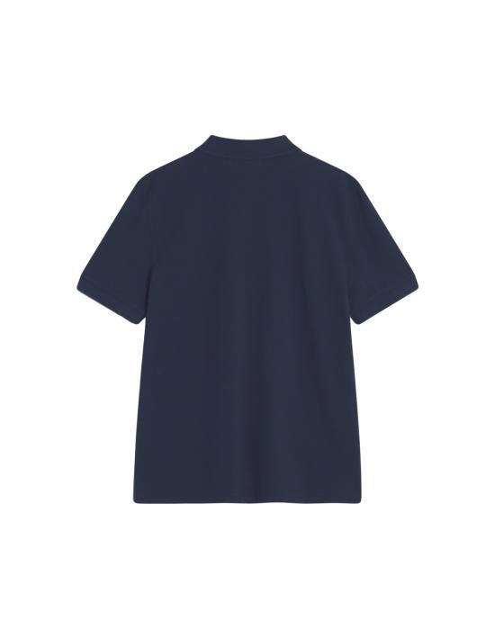 26SS 메종키츠네 폭스 헤드 레귤러 폴로 티셔츠 PM00209KP00020413 CLASSIC NAVY DOM - MAISON KITSUNE