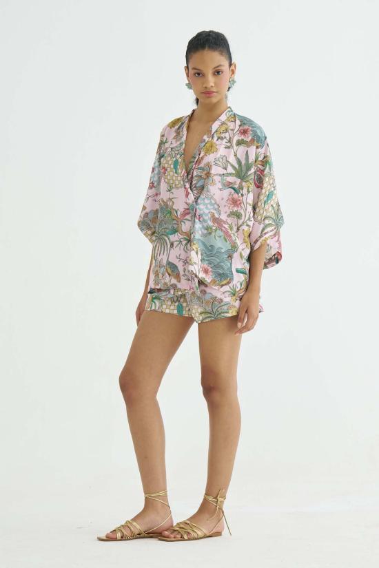  Maison Qala 숏팬츠 메종 칼라 윌로우 아스터 코디 세트 올리브 그린 - OTHER BRANDS