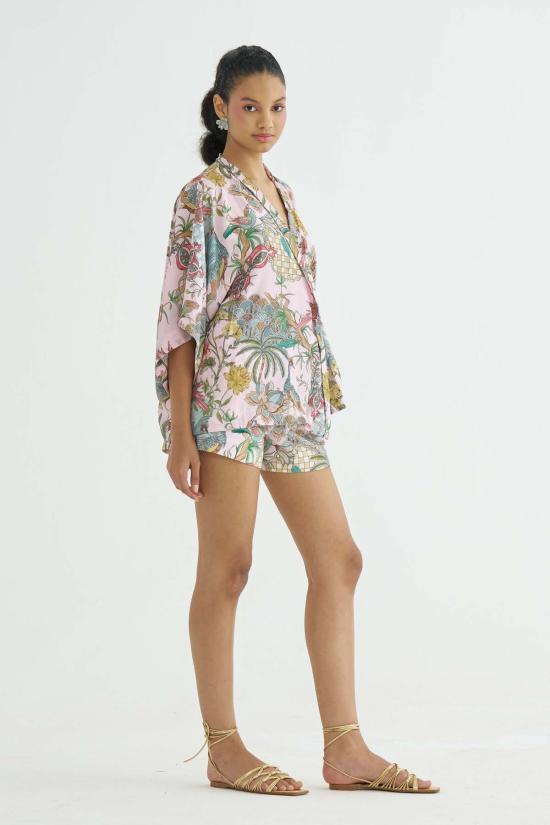  Maison Qala 숏팬츠 메종 칼라 윌로우 아스터 코디 세트 올리브 그린 - OTHER BRANDS