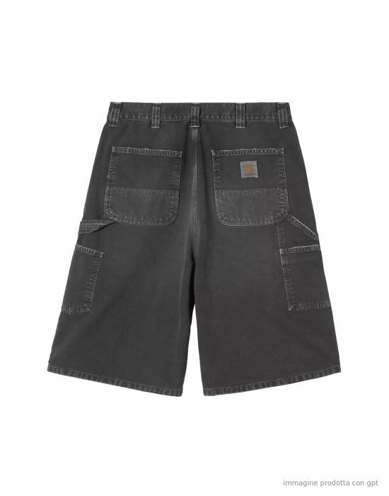 26FW 칼하트 WIP 데님 숏팬츠 I036870 8917 BLACK - CARHARTT WIP