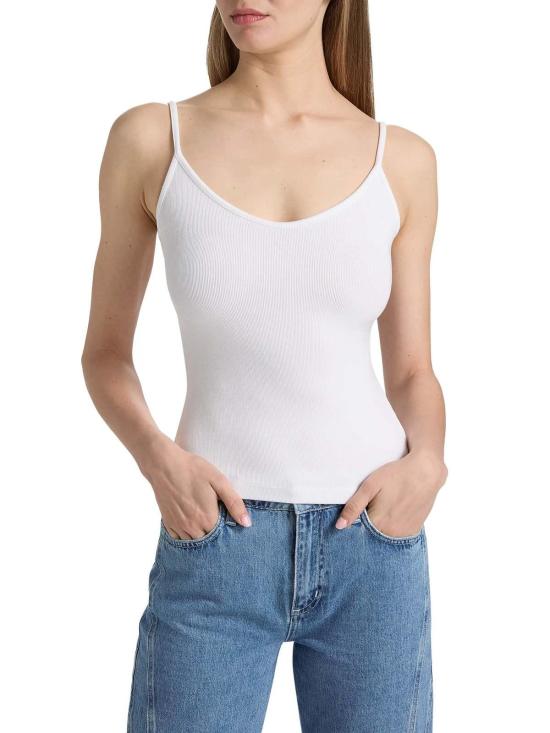  라장스 민소매 티셔츠 루나라 탱크탑 화이트