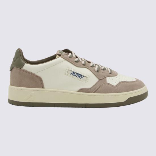 26FW 오트리 메달리스트 로우 스니커즈 AULM BW07 WHITE LICORICE