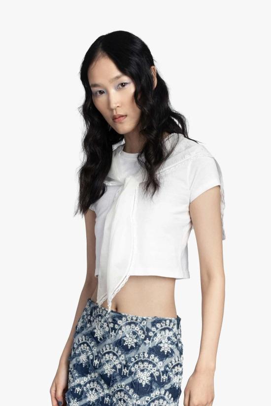  안나 수이 반팔 티셔츠 A426A21 WHITE - ANNA SUI