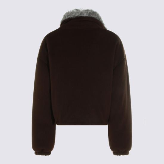 26FW 미우미우 숏패딩 ML1147SOOO 18FCF0192 Ebano - MIU MIU
