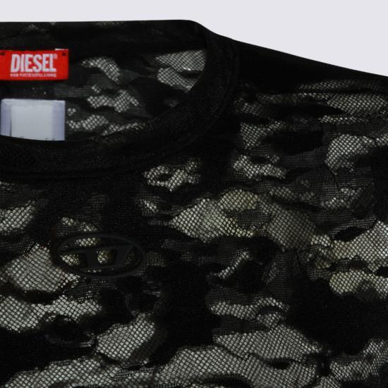 26FW 디젤 반팔 티셔츠 A18315 0DRAK900 Black - DIESEL