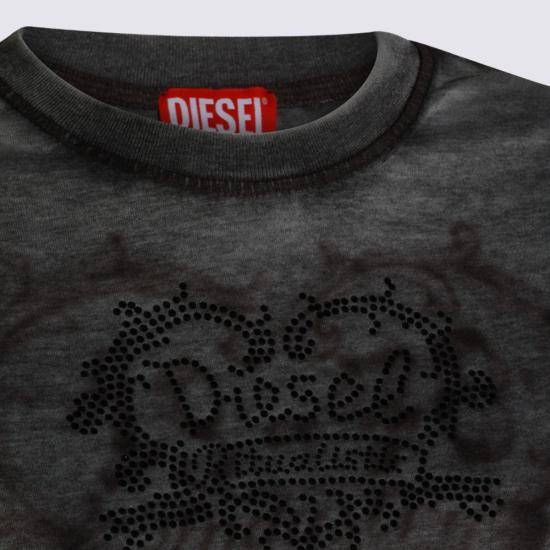 26FW 디젤 반팔 티셔츠 A23240 0PLBQ97W BLACK - DIESEL