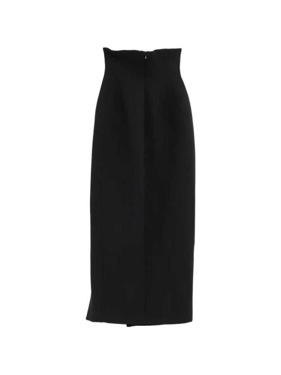 26FW 케이트 미디 스커트 41914114W4114 200 BLACK - KHAITE