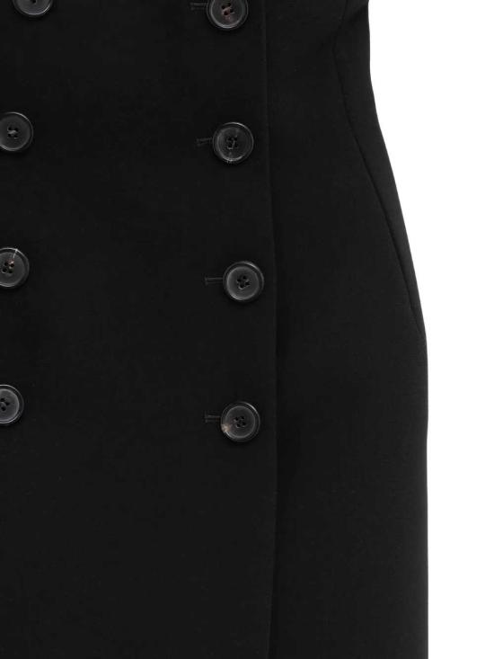 26FW 케이트 미디 스커트 41914114W4114 200 BLACK - KHAITE