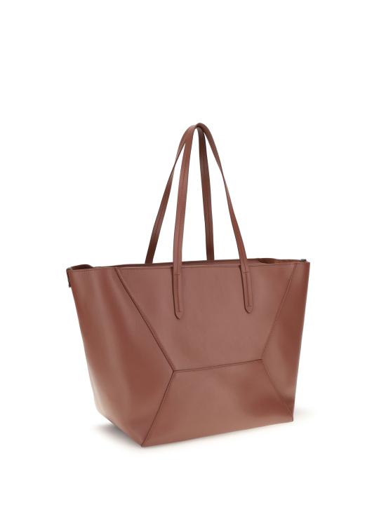 26SS 브루넬로 쿠치넬리 모닐리 카프스킨 BC 듀오 백 MBXAD2571 C4182 RED - BRUNELLO CUCINELLI