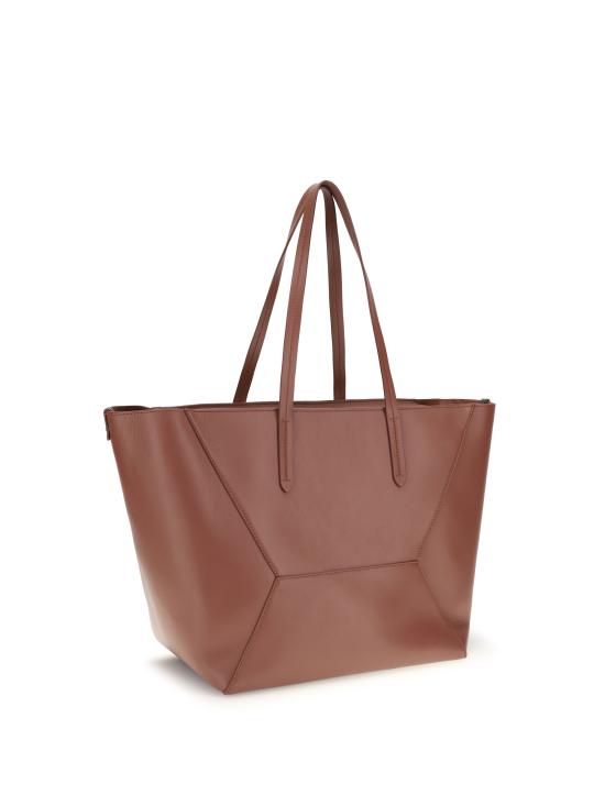 26SS 브루넬로 쿠치넬리 모닐리 카프스킨 BC 듀오 백 MBXAD2571 C4182 RED - BRUNELLO CUCINELLI