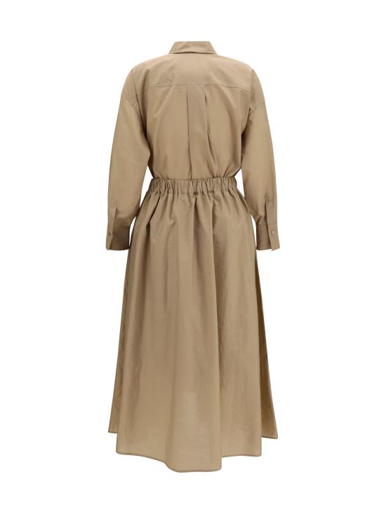 26SS 브루넬로 쿠치넬리 롱 원피스 M0F79A5465 C8704 BEIGE - BRUNELLO CUCINELLI
