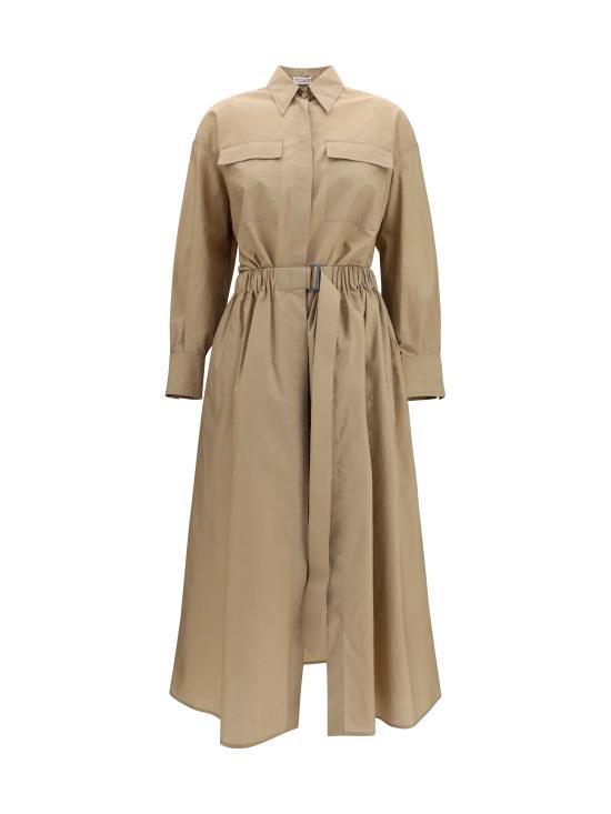 26SS 브루넬로 쿠치넬리 롱 원피스 M0F79A5465 C8704 BEIGE