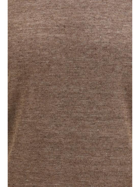 26SS 브루넬로 쿠치넬리 반팔 티셔츠 M2L00340 C7942 BROWN - BRUNELLO CUCINELLI