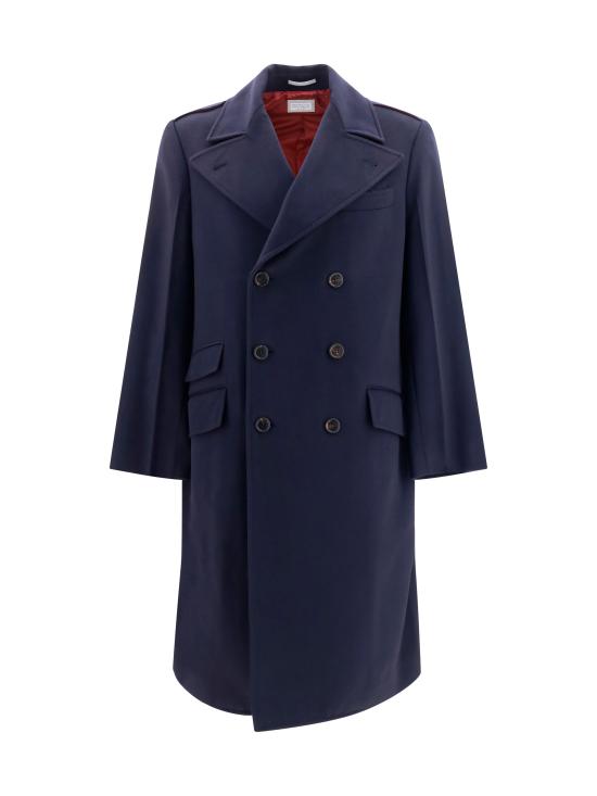 26FW 브루넬로 쿠치넬리 코트 MV4679141 CJC20 BLUE