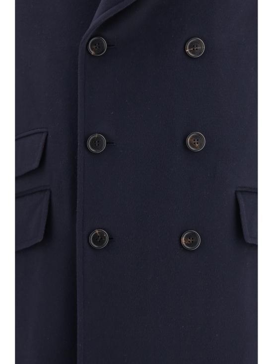 26FW 브루넬로 쿠치넬리 코트 MV4679141 CJC20 BLUE - BRUNELLO CUCINELLI