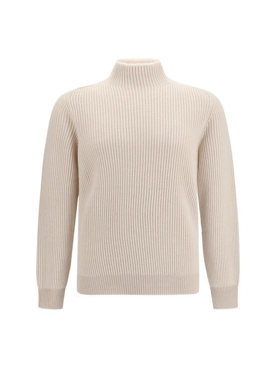 26FW 브루넬로 쿠치넬리 터틀넥 M22700514 CS120 CREAM