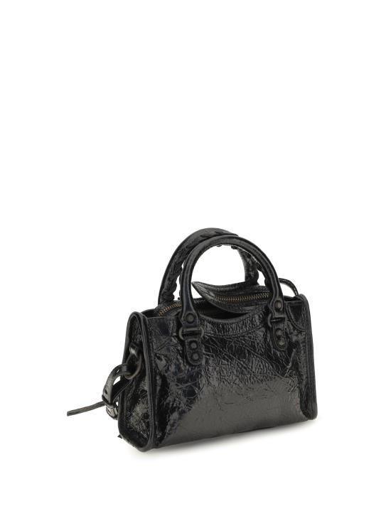 26FW 발렌시아가 르 시티 백 나노 램스킨 8657642ACFH 1000 BLACK - BALENCIAGA