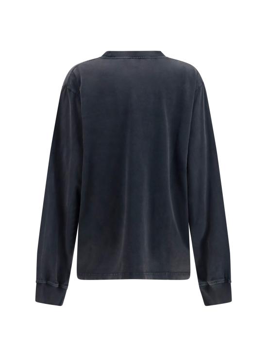 26FW 알렉산더 왕 긴팔 티셔츠 UCC3261908 011 BLACK - ALEXANDER WANG