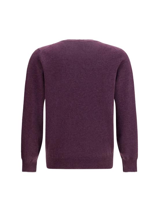 26FW 브루넬로 쿠치넬리 캐시미어 니트 M2200100 CLR21 PURPLE - BRUNELLO CUCINELLI