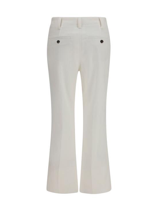 26SS 브루넬로 쿠치넬리 스트레이트 팬츠 MA126P8854 C1542 WHITE - BRUNELLO CUCINELLI