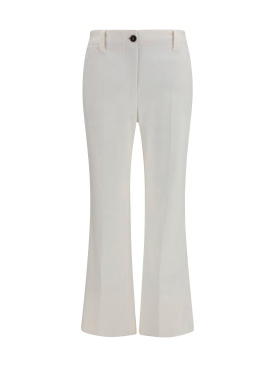 26SS 브루넬로 쿠치넬리 스트레이트 팬츠 MA126P8854 C1542 WHITE