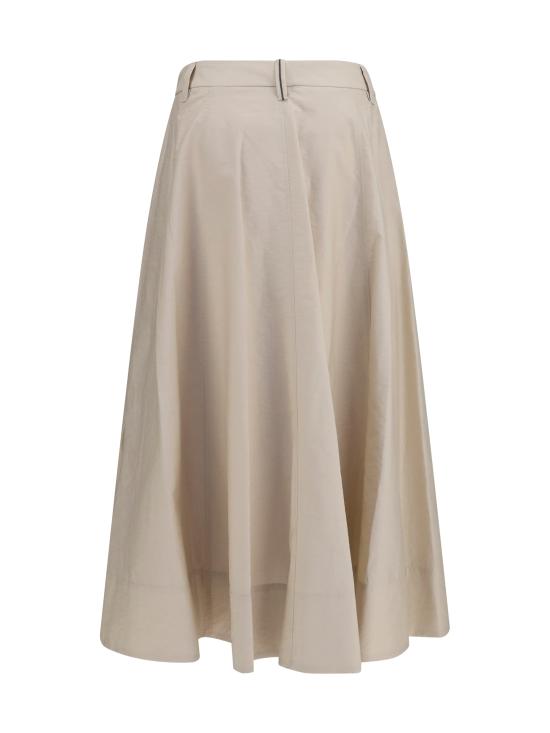 26SS 브루넬로 쿠치넬리 롱 스커트 M0F79G3951 C9593 BEIGE - BRUNELLO CUCINELLI