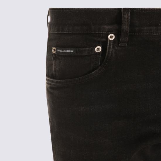 26FW 돌체앤가바나 데님 팬츠 GY07CZ G8PJ1S9001 Black - DOLCE & GABBANA