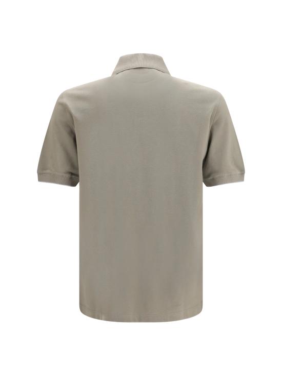 26SS 브루넬로 쿠치넬리 피케 폴로 셔츠 ME8548788 CNX37 KHAKI - BRUNELLO CUCINELLI