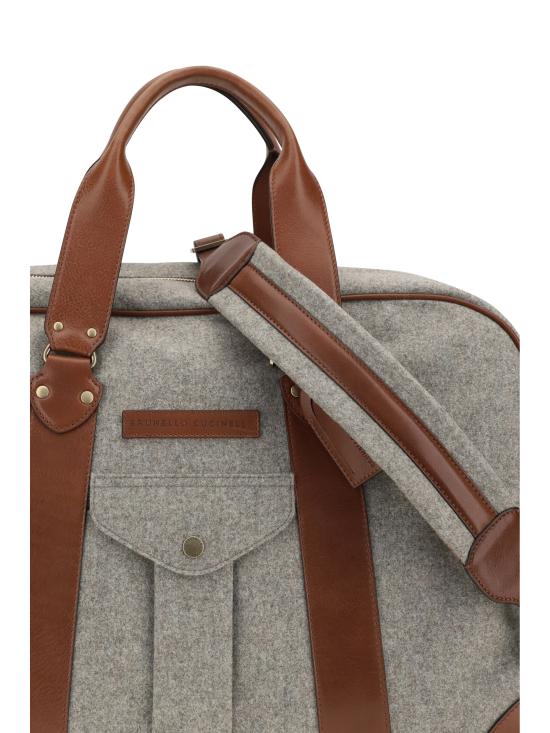 26FW 브루넬로 쿠치넬리 더플백 MBPABU394 CZV25 BEIGE - BRUNELLO CUCINELLI