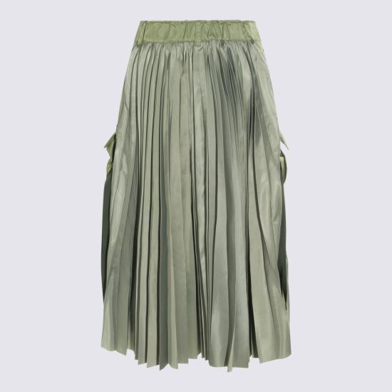 26FW 사카이 미디 스커트 SCW305 501 Khaki - SACAI