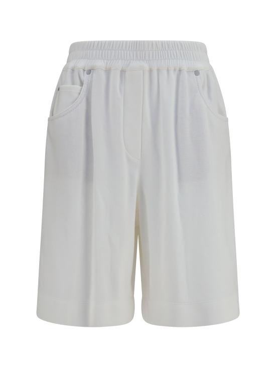 26SS 브루넬로 쿠치넬리 숏팬츠 MG927P9205 C7220 WHITE