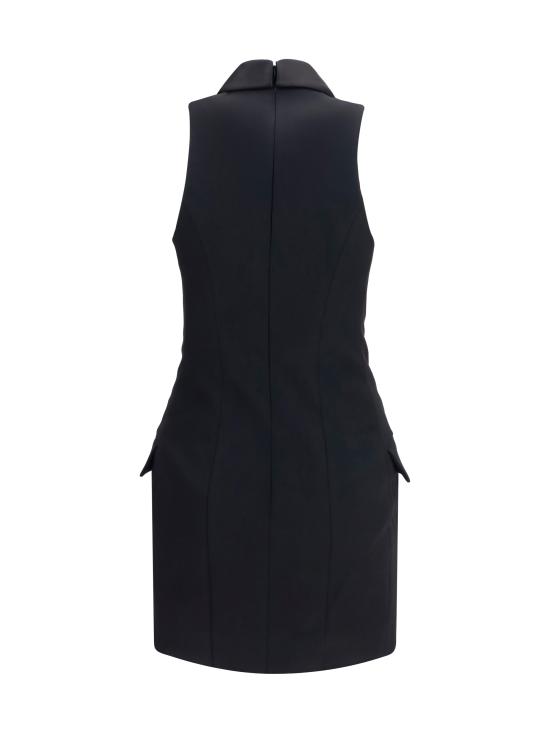 26FW 발망 숏 원피스 HF1R5184ME54 EAP BLACK - BALMAIN