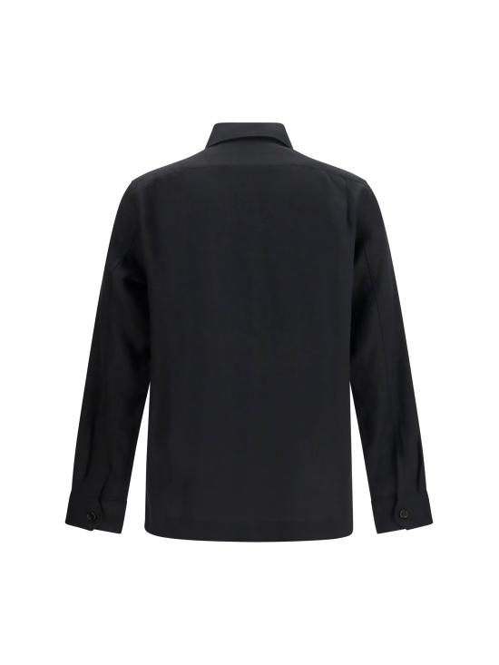 26SS 브루넬로 쿠치넬리 긴팔 셔츠 MM6840648 C099 BLACK - BRUNELLO CUCINELLI