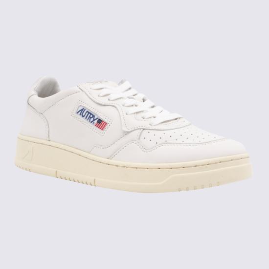 26FW 오트리 메달리스트 로우 스니커즈 AULM GG04 White - AUTRY