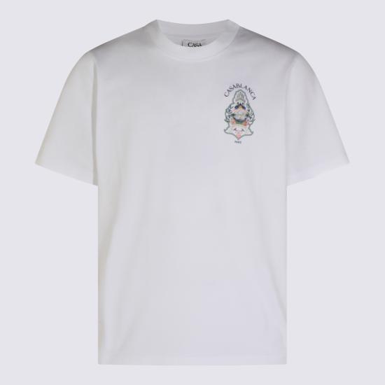 26FW 카사블랑카 반팔 티셔츠 MPF26JTS001 White